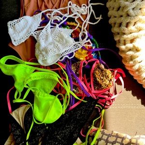 6 variety of bathing suits.